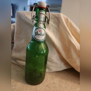 Colletable Grolsch Green Glass Bottle with Swing Top